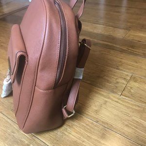 Straw and Vegan Leather Tassel Handbag
